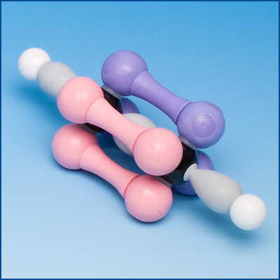 Benzen, ethan, ethen, ethin – orbitalové modely